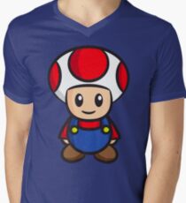 Mario Toad Men's V-Neck T-Shirt