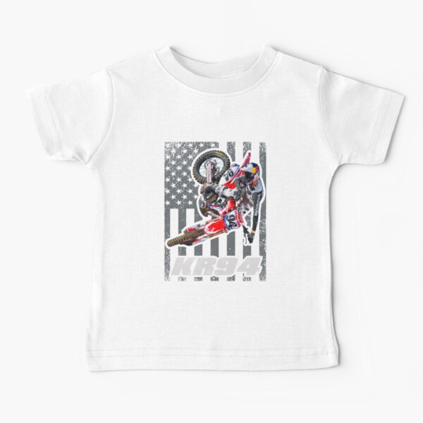 Ken Roczen KR94 American Flag 450 94 USA Supercross Champion Camiseta para bebés