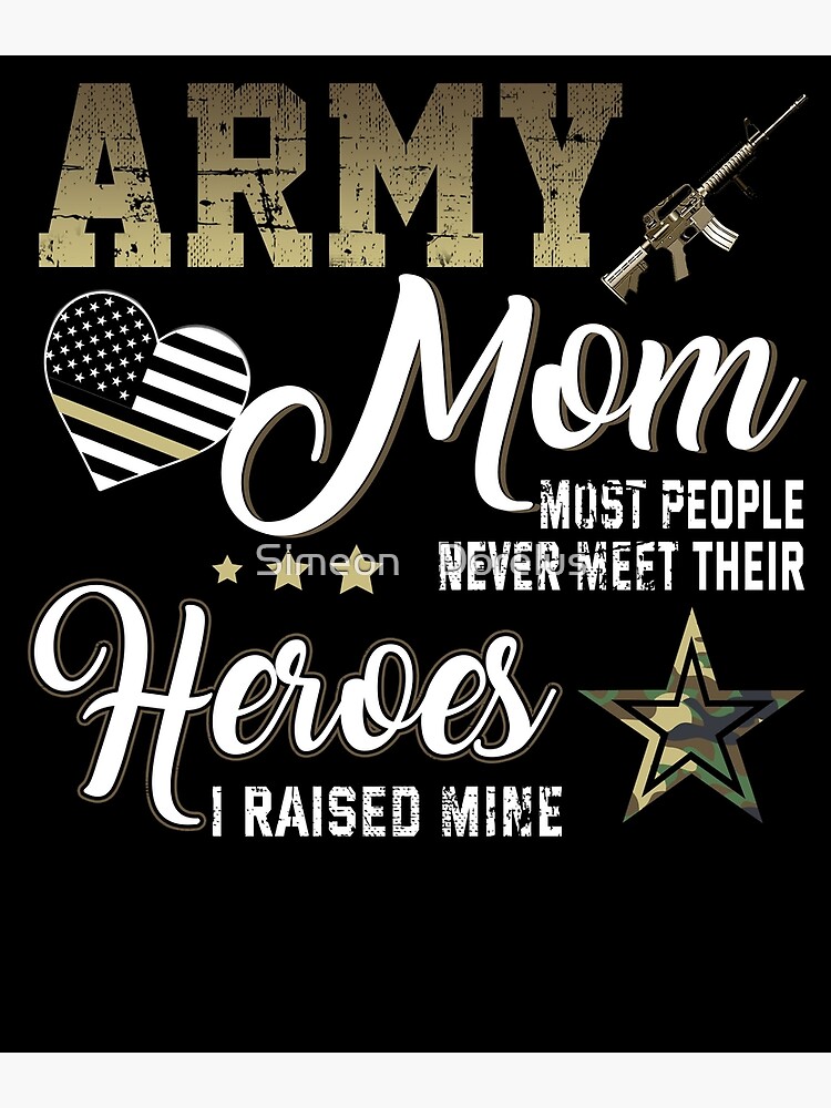 Mother's Day Funny Gift Ideas Apparel Proud Military Mom Proud