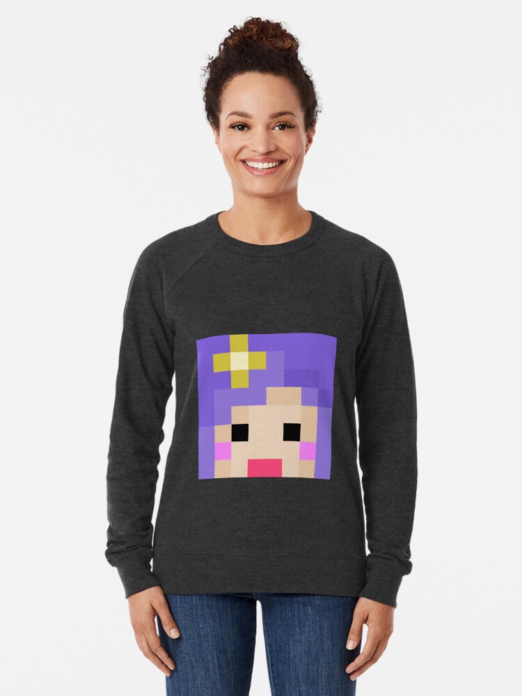 Ihascupquake Minecraft Cloud 9 Season 3 Skin Lightweight Sweatshirt By Youtubedesign Redbubble