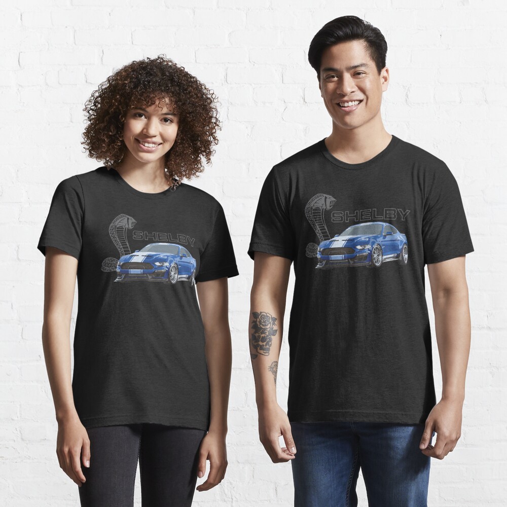 Shelby American Factory Driver Navy Shirt Ford Mustang GT500 Super Snake SVT SVO 