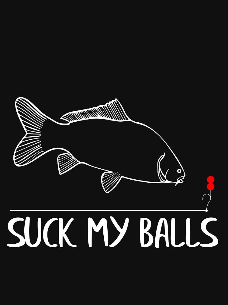 Carp Angler Fisherman Fish Suck My Balls Carp | Pullover Hoodie