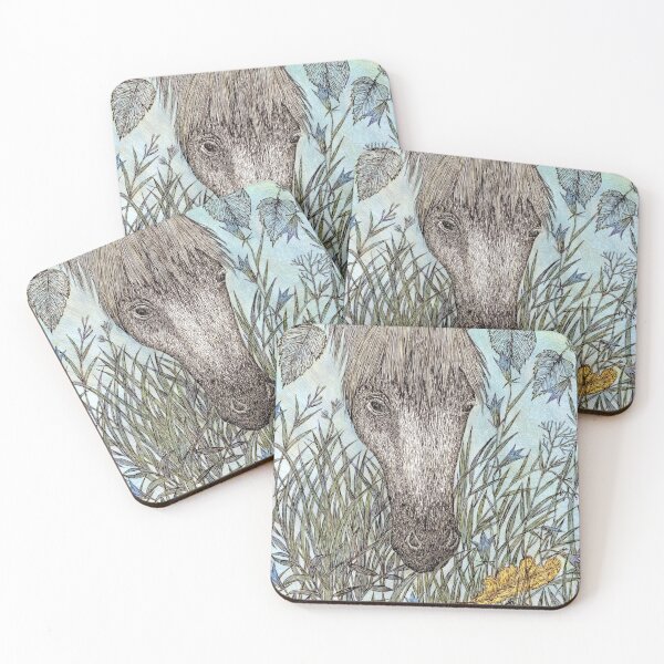 Item preview,  White horse and forest bells. designed and sold by Yovin11.