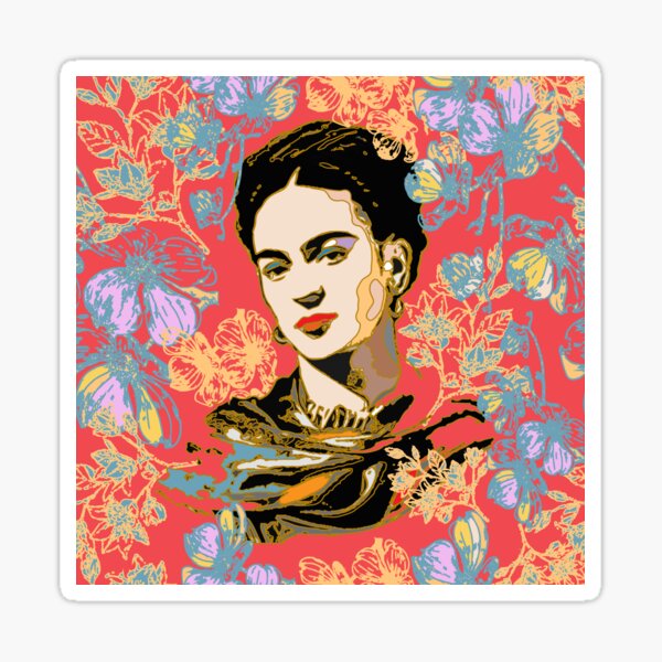 Frida in Rouge Sticker