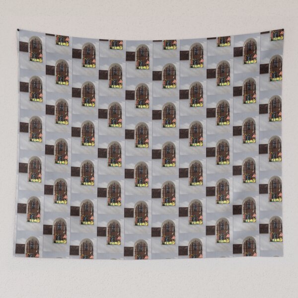 Item preview, Little Cricket Kindergarten - Peeking Through the Garden Fence Window designed and sold by Georgia Mizuleva.