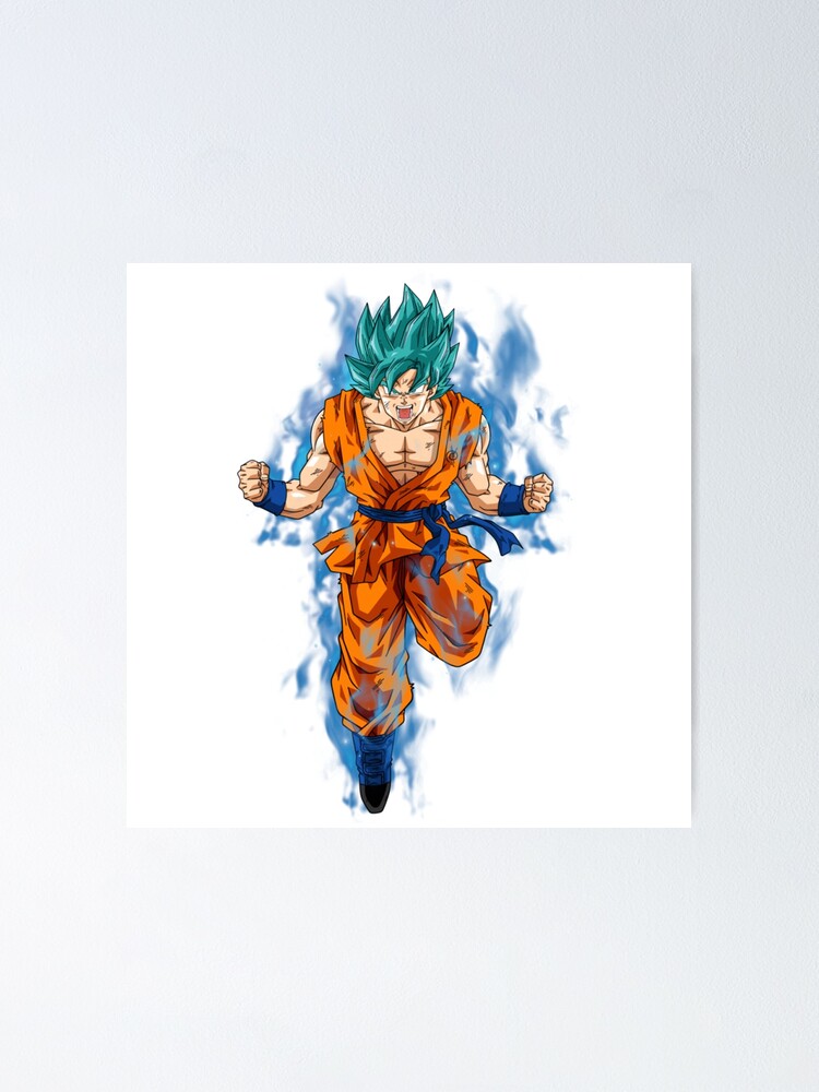 Goku Super Saiyan Blue Poster Print – imaginician