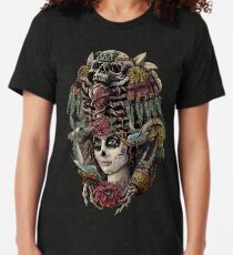 Camiseta de tejido mixto Día de los Muertos (Guardianes Antiguos)