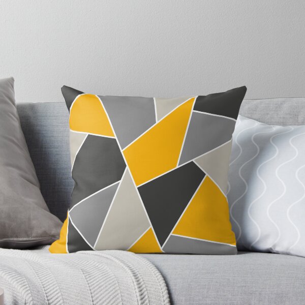 Item preview, Geometric line mustard grey design  designed and sold by Digital-Dawg.