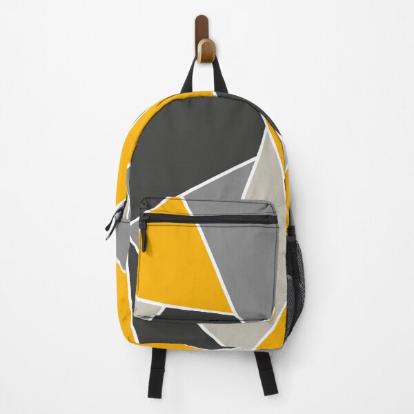 Item preview, Geometric line mustard grey design designed and sold by Jude.myart4u.