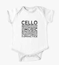 Cello Typography One Piece - Short Sleeve