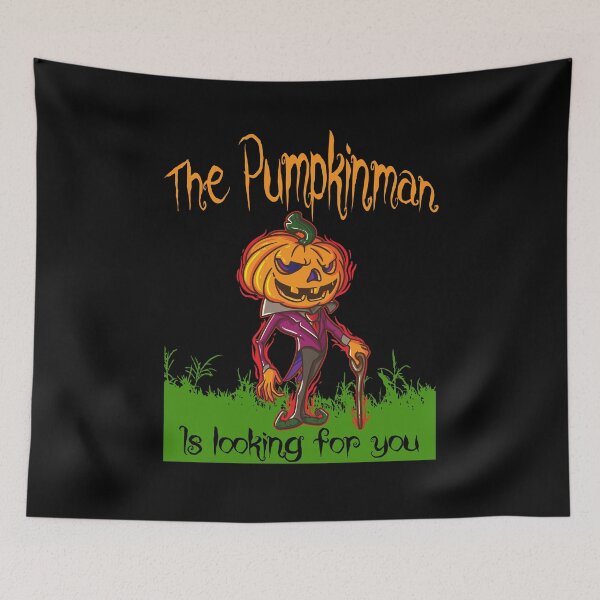 Item preview, The Pumpkinman is looking for you   for a Halloween Fan  designed and sold by Rzelemenz.