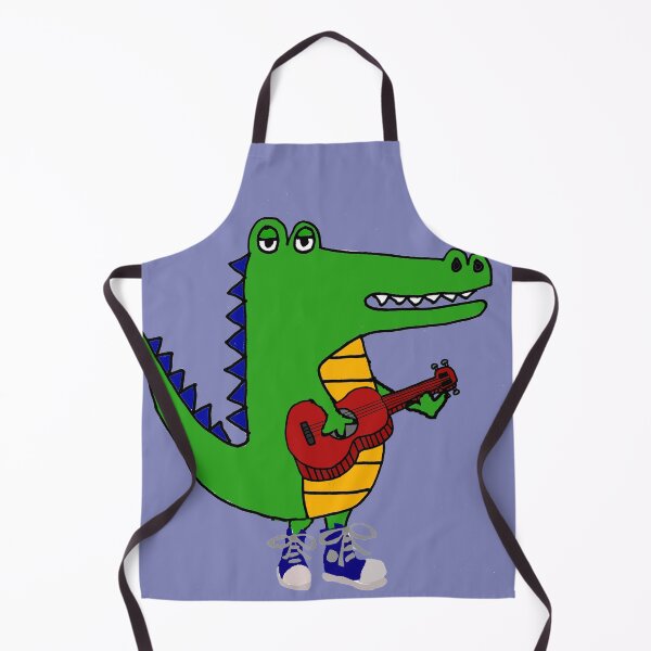 Item preview, Funny Alligator Playing Ukulele Music designed and sold by Nature's Fancy.