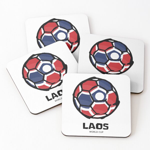 Item preview, Laos Football Country Flag designed and sold by KewaleeTee.