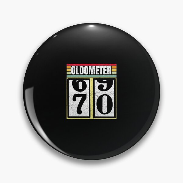 Item preview, Oldometer 69 70 Funny 70th Birthday Retro Age 40 Gift designed and sold by haselshirt.