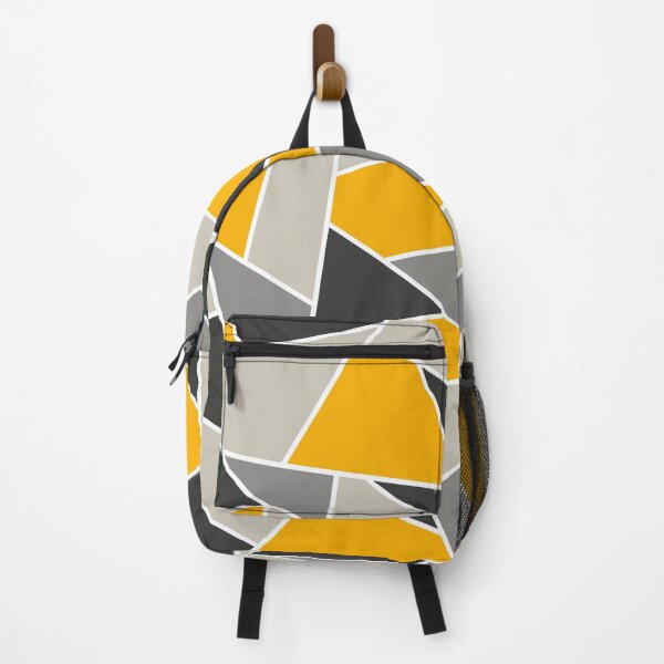 Item preview, Geometric liner mustard and grey design designed and sold by Jude.myart4u.