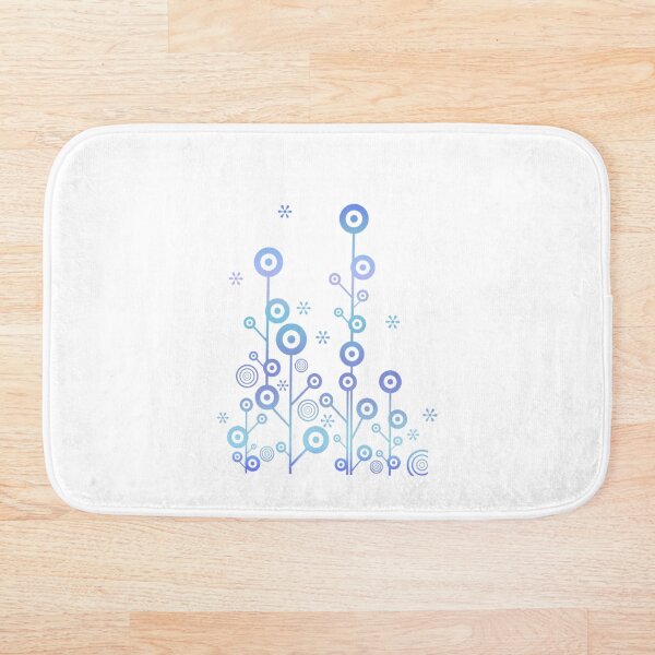 Item preview, 60s Flowers - Blue designed and sold by VenusOak.