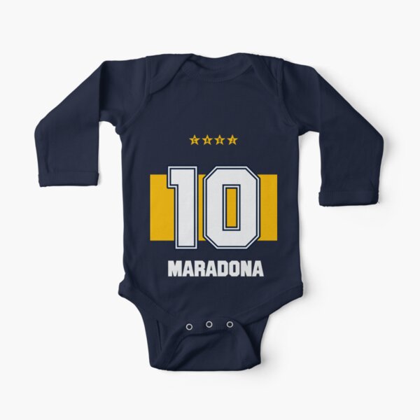 Maradona. El 10 de Boca Body de manga larga para bebé