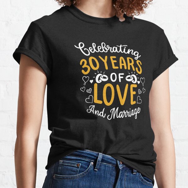 Wedding anniversary t shirts Clearance