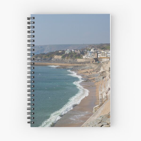Item preview, Porthleven Cornwall Coast View Towards Town Beach and Waves designed and sold by acceleratorhams.