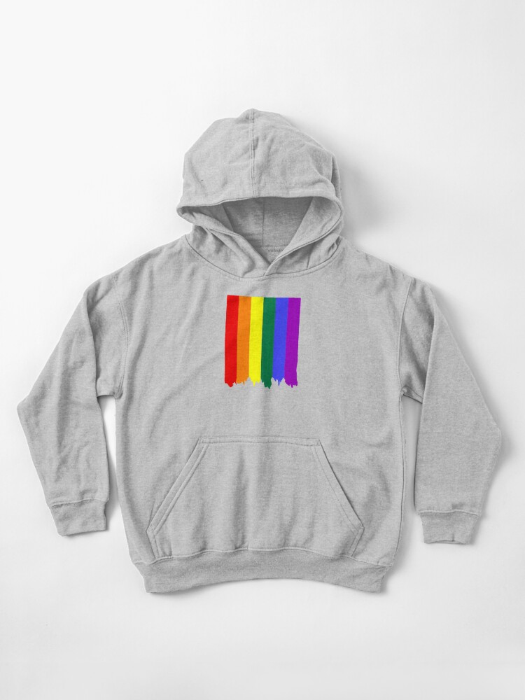 rainbow drip hoodie