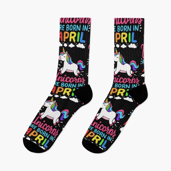Item preview, Unicorns Are Born In April Birth Month Birthday Gift designed and sold by haselshirt.