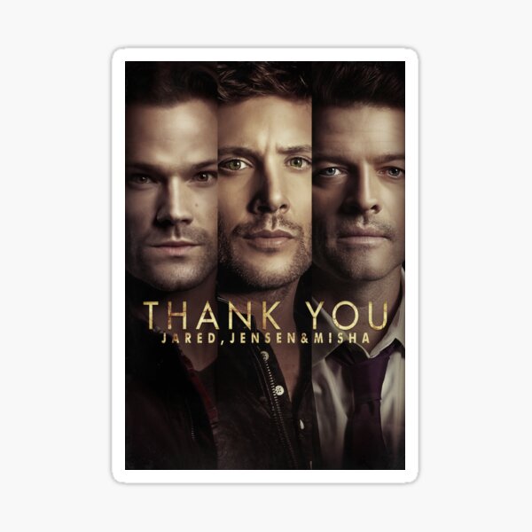 Item preview, Thank You jared , jensen and misha designed and sold by arjunoffl.