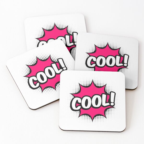 Item preview, COOL comic style text in red speech bubble.  designed and sold by TashaVector.
