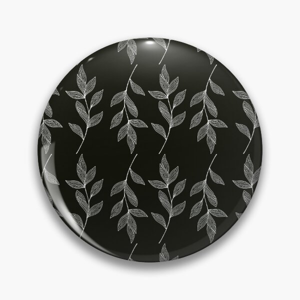Item preview, Black and White Leaf Pattern Design designed and sold by PatilDesigns.