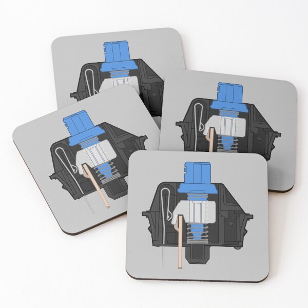 Item preview, Cherry MX Blue Switch Mechanical Keyboard designed and sold by parkerku-mk.