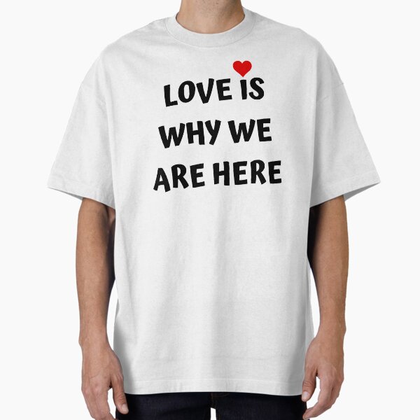 Item preview, Love is why we are here - Red heart designed and sold by Expandingyourreality.