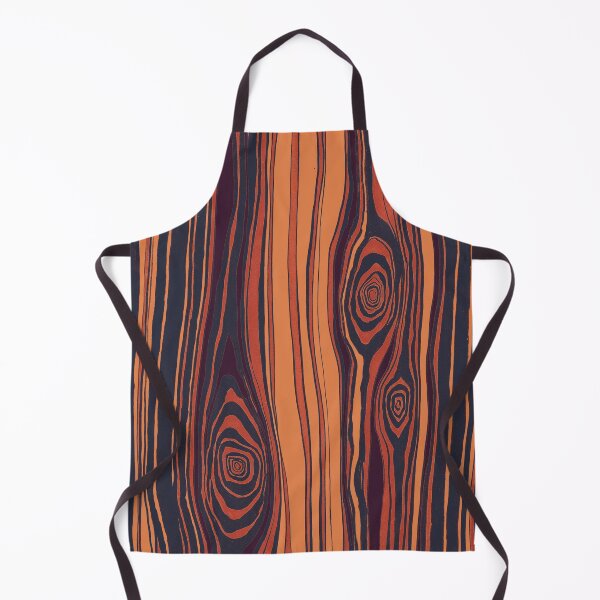 Item preview, Wood pattern (orange, dark) designed and sold by Atelier Eyeling.