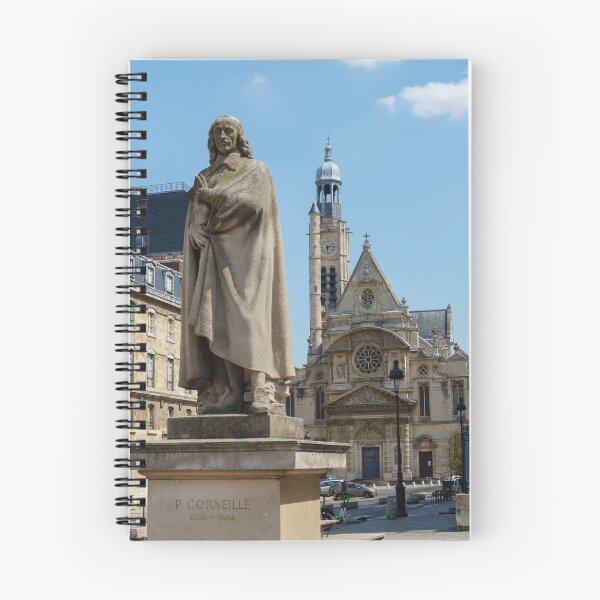 Item preview, Pierre Corneille statue and Saint-etienne-du-mont church - Paris, France designed and sold by Ulysse Pixel.