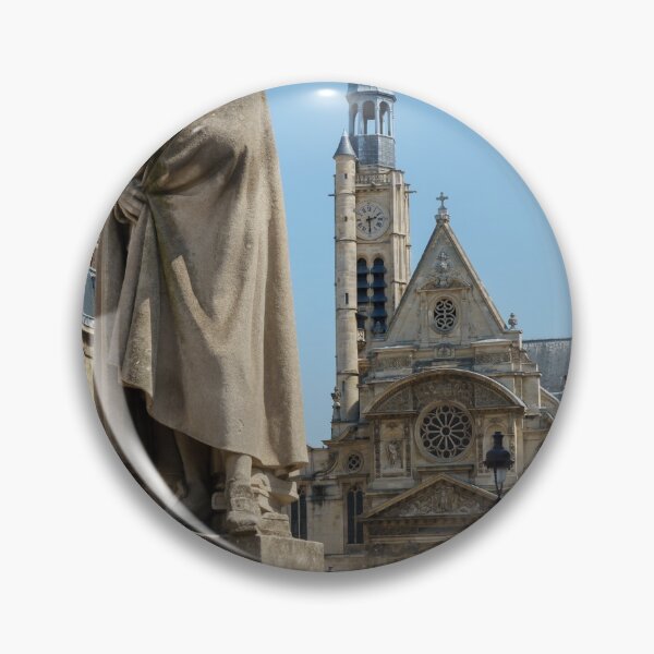 Item preview, Pierre Corneille statue and Saint-etienne-du-mont church - Paris, France designed and sold by Ulysse Pixel.
