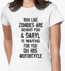 Run Like Daryl Is Waiting Women's Fitted T-Shirt