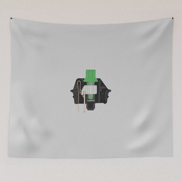 Item preview, Cherry MX Green Switch Mechanical Keyboard designed and sold by parkerku-mk.