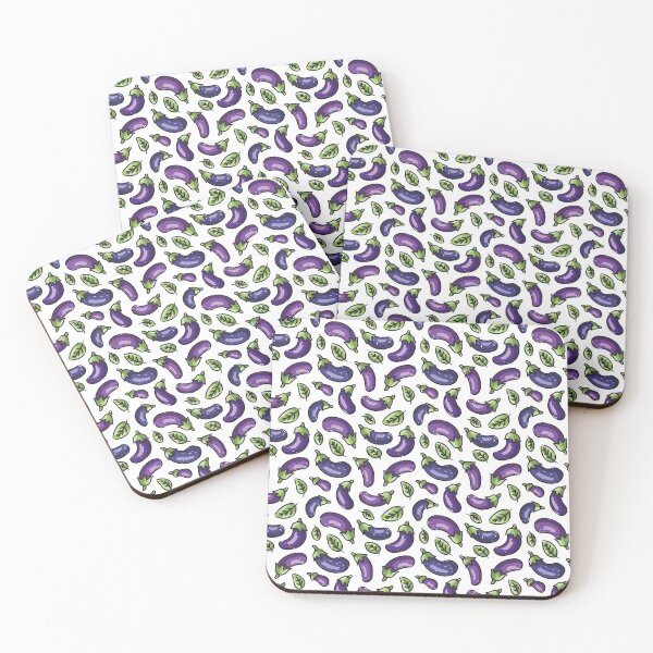 Item preview, Purple eggplants pattern designed and sold by AleksOrel.