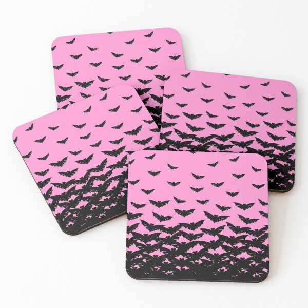 Item preview, Pink Halloween Heart Bats designed and sold by christinaashman.