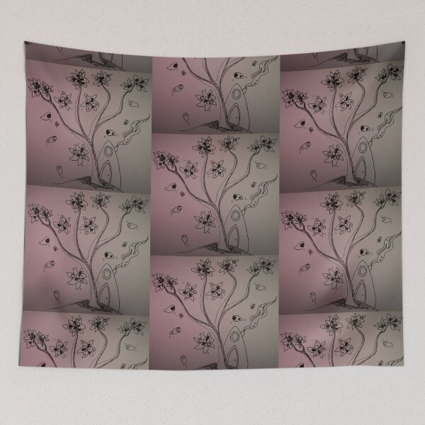 Item preview, Cherry Blossom Tiny Houses designed and sold by rockabilby.