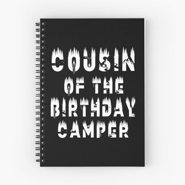 Item preview, Cousin Of The Birthday Camper Camping Themed Party design designed and sold by Grabitees.