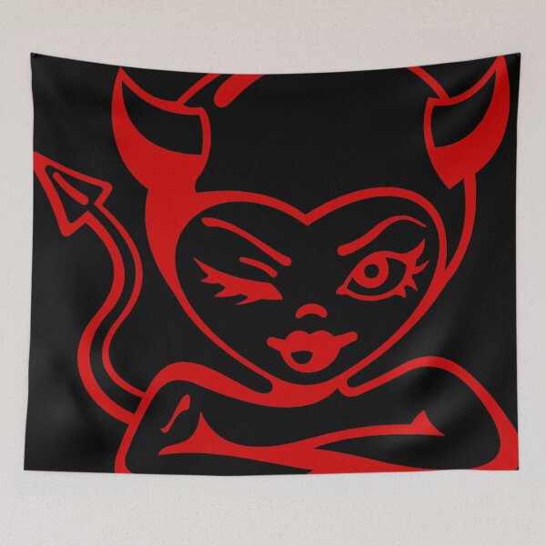 Item preview, Artistic imp - Feminine red devil designed and sold by Deegital18.