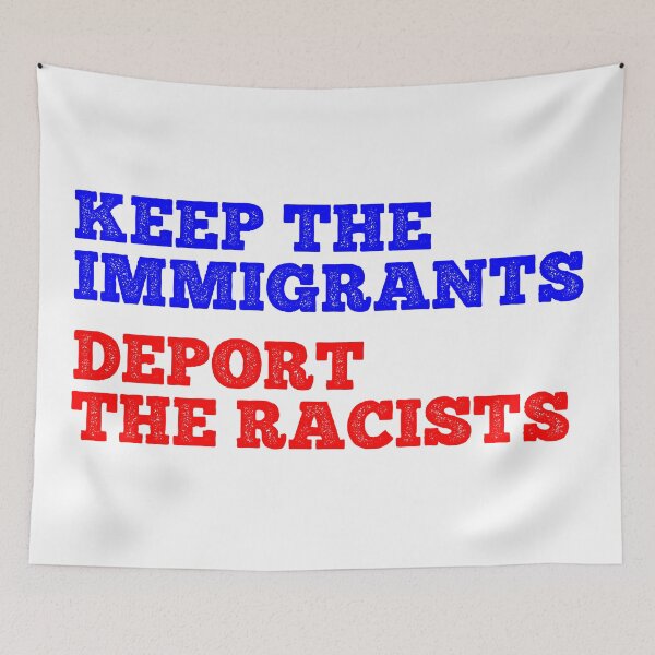 Item preview, Keep The Immigrants Deport The Racists designed and sold by MSA-42.