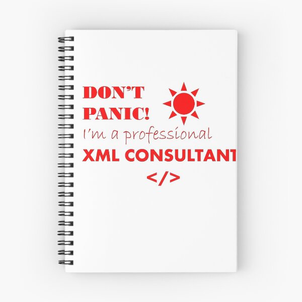 Item preview, XML consultant : don't panic! I'm a professional designed and sold by Dahani-mo.