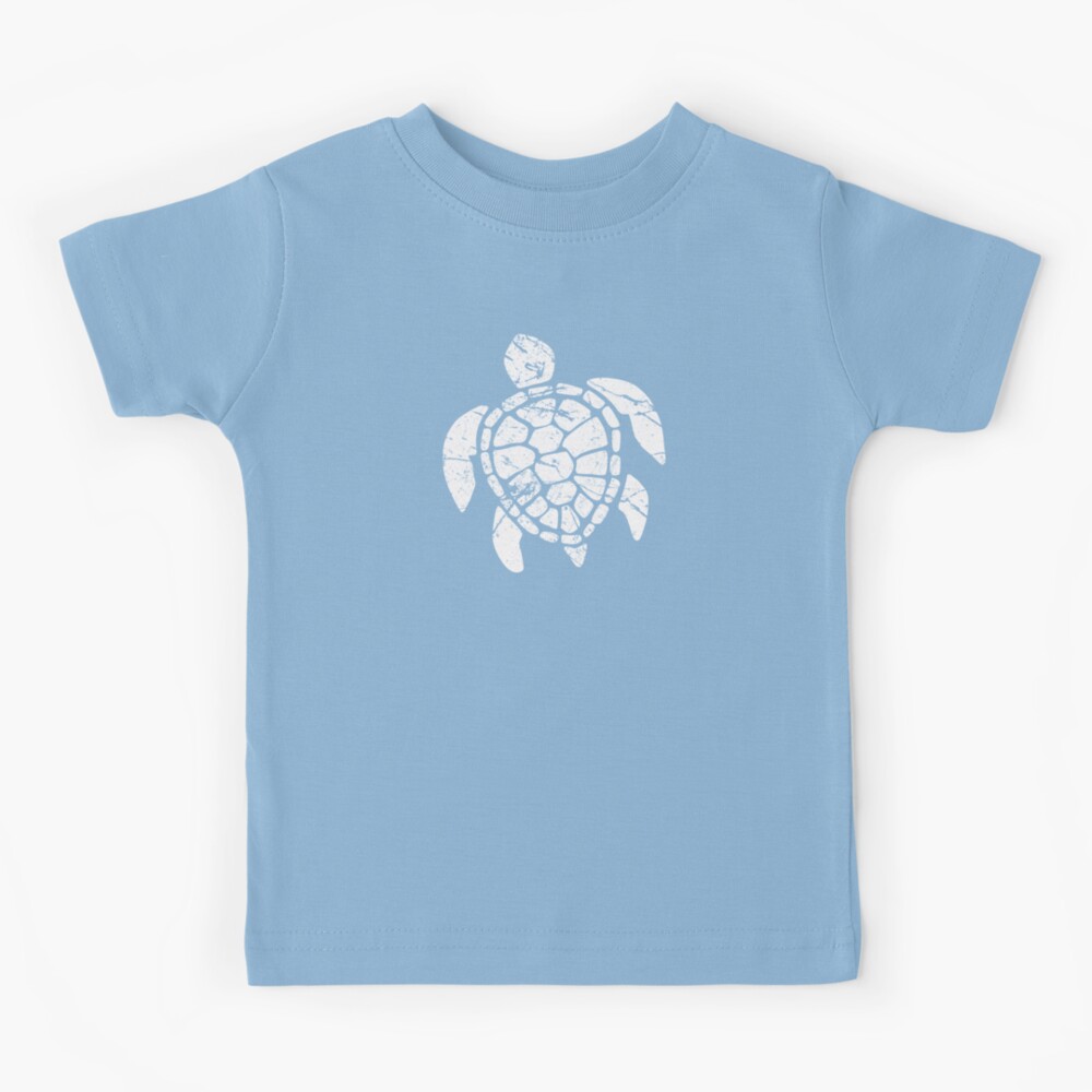 Premium Photo  White t-shirt with a turtle print lies on a white background