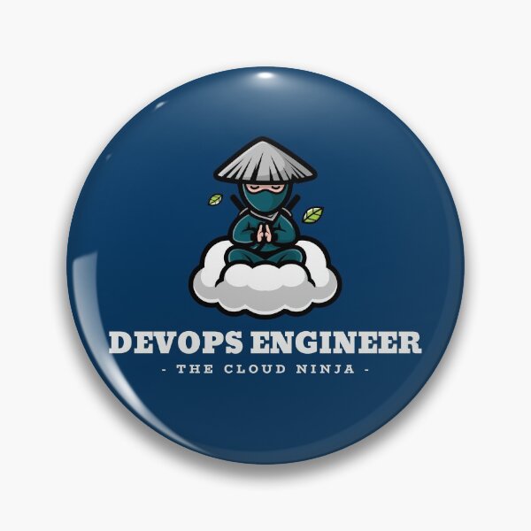 Aperçu de l'œuvre Ingénieur Devops mignon The Cloud Ninja créée et vendue par aviationgeektee.