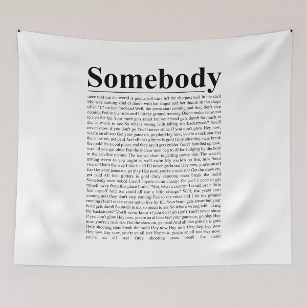 Item preview, All Star Smash Mouth Lyrics designed and sold by KeenCreative.