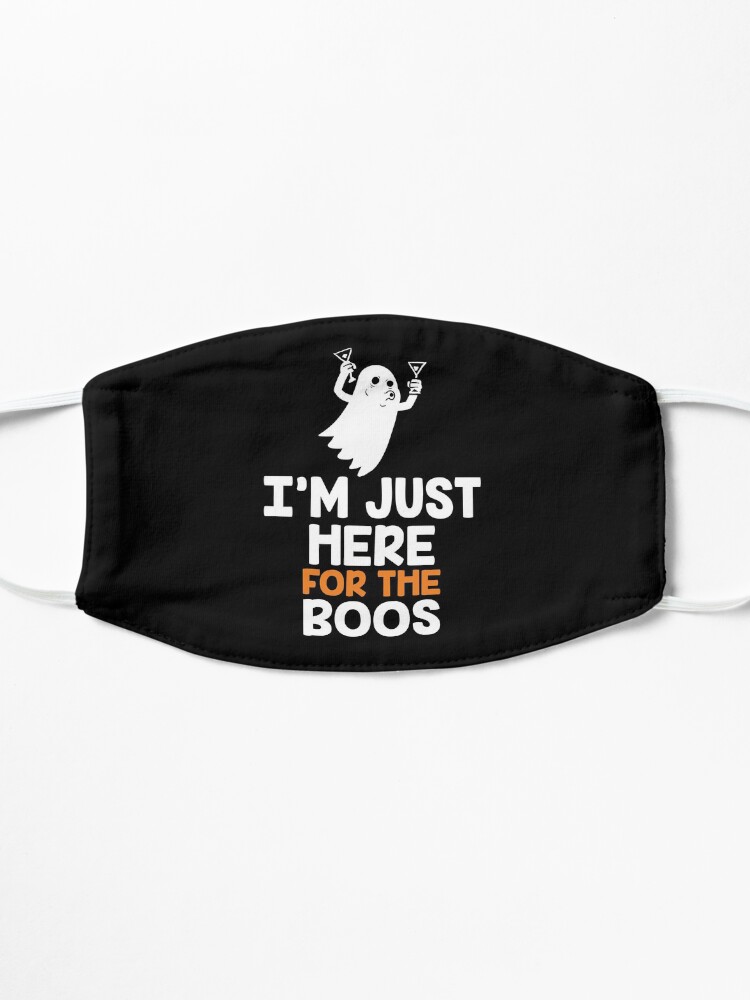 Alternate view of I'm Just Here for the Boos | Halloween Mask