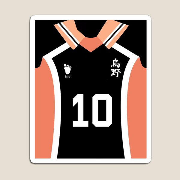 Shoyou Hinata Jersey Number 21 MSBY Black Jackals Haikyuu Jersey Team  Uniform - Haikyuu Jersey - Magnet