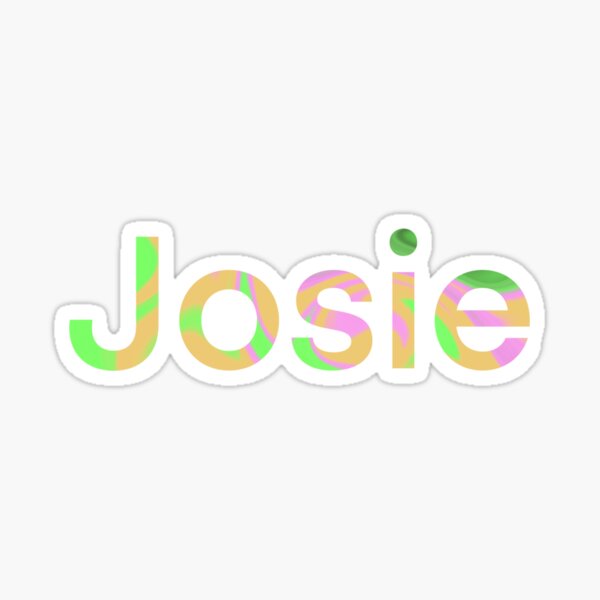 Josie Name Stickers Redbubble
