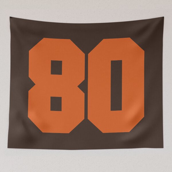 Item preview, 80 Number Cleveland Sports Eighty Brown Jersey designed and sold by HelloFromAja.