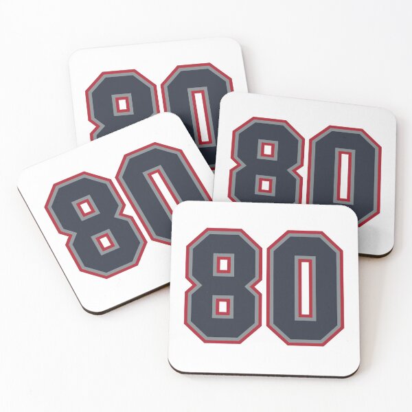 Item preview, 80 Navy Grey Red Sports Number Eighty designed and sold by HelloFromAja.